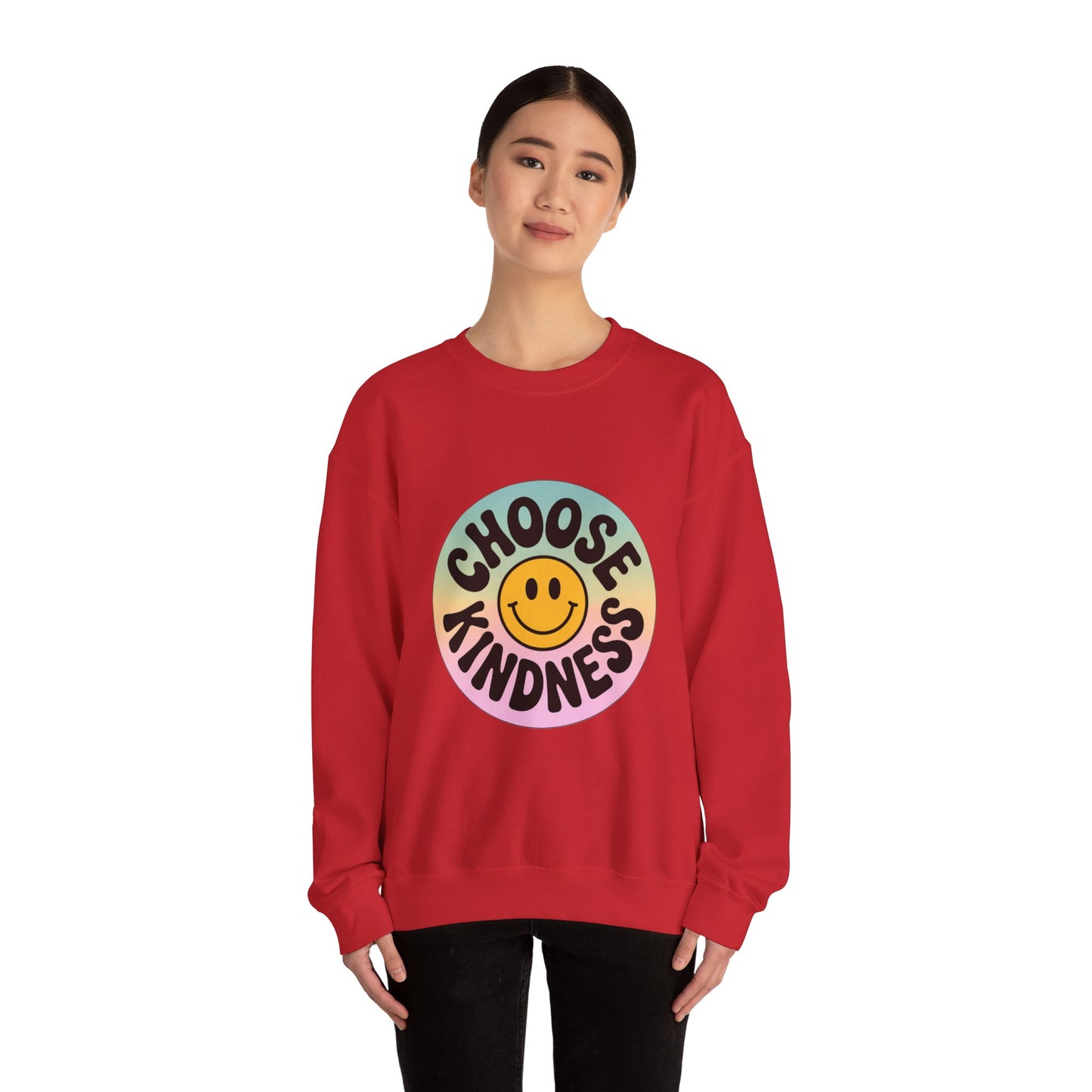 Choose Kindness Unisex Crewneck Sweatshirt - Positive Vibes Apparel