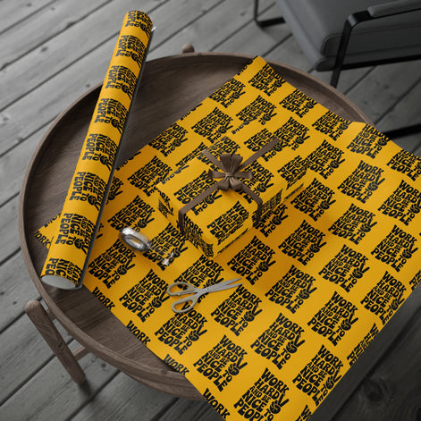 Work Hard and Be Nice to People Wrapping Paper