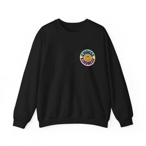 Choose Kindness Unisex Crewneck Sweatshirt - Positive Vibes Apparel