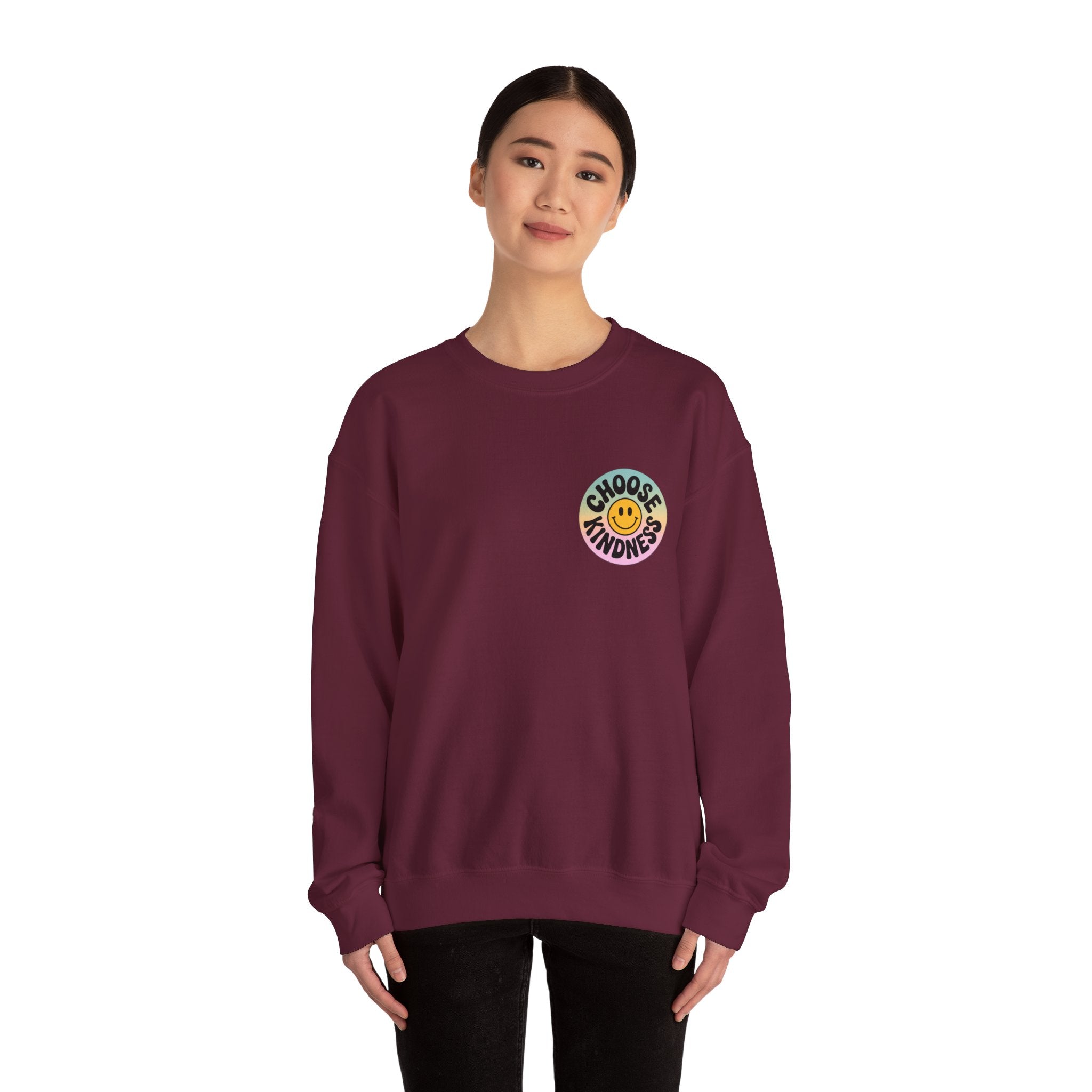 Choose Kindness Unisex Crewneck Sweatshirt - Positive Vibes Apparel