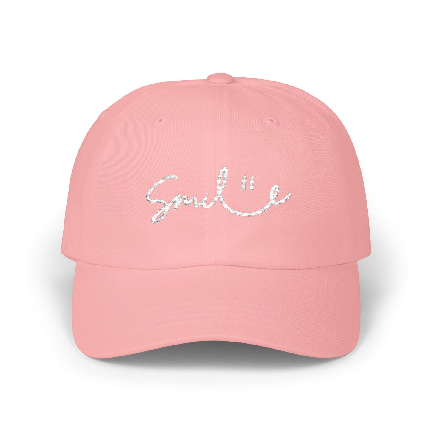 Smile Dad Cap — Embroidered Smile Face Baseball Hat