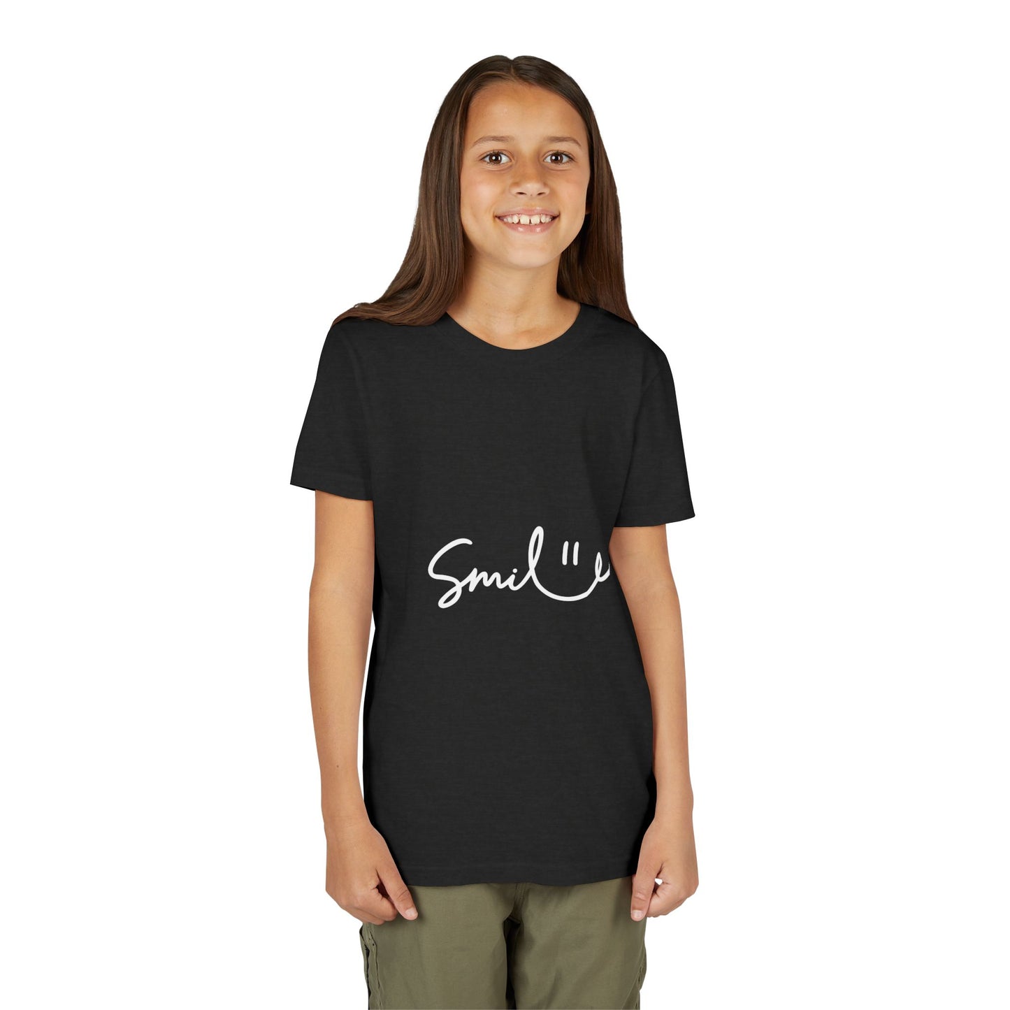 Smiley Youth Short Sleeve Tee - Positive Vibes for Kids
