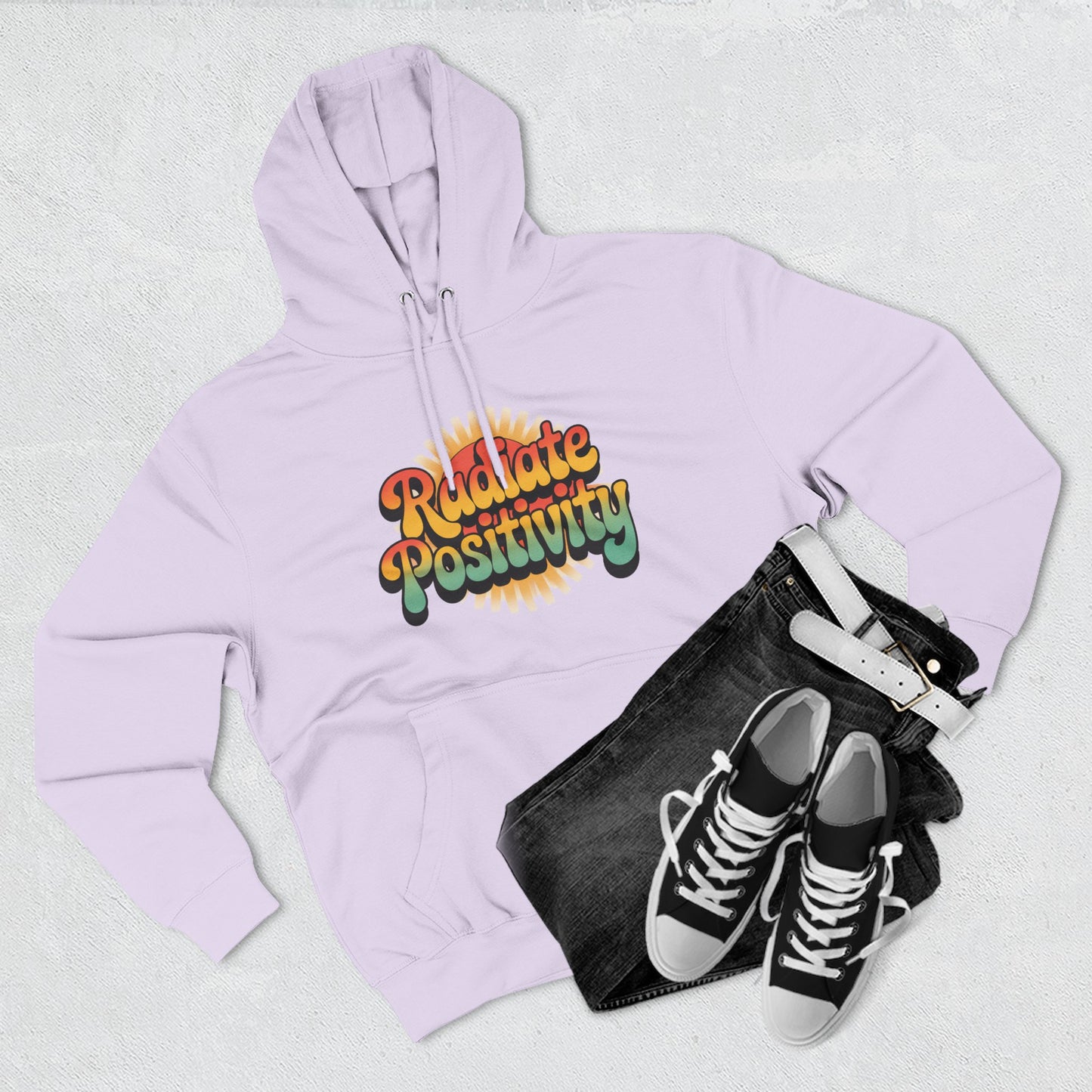 Radiate Positivity Fleece Hoodie