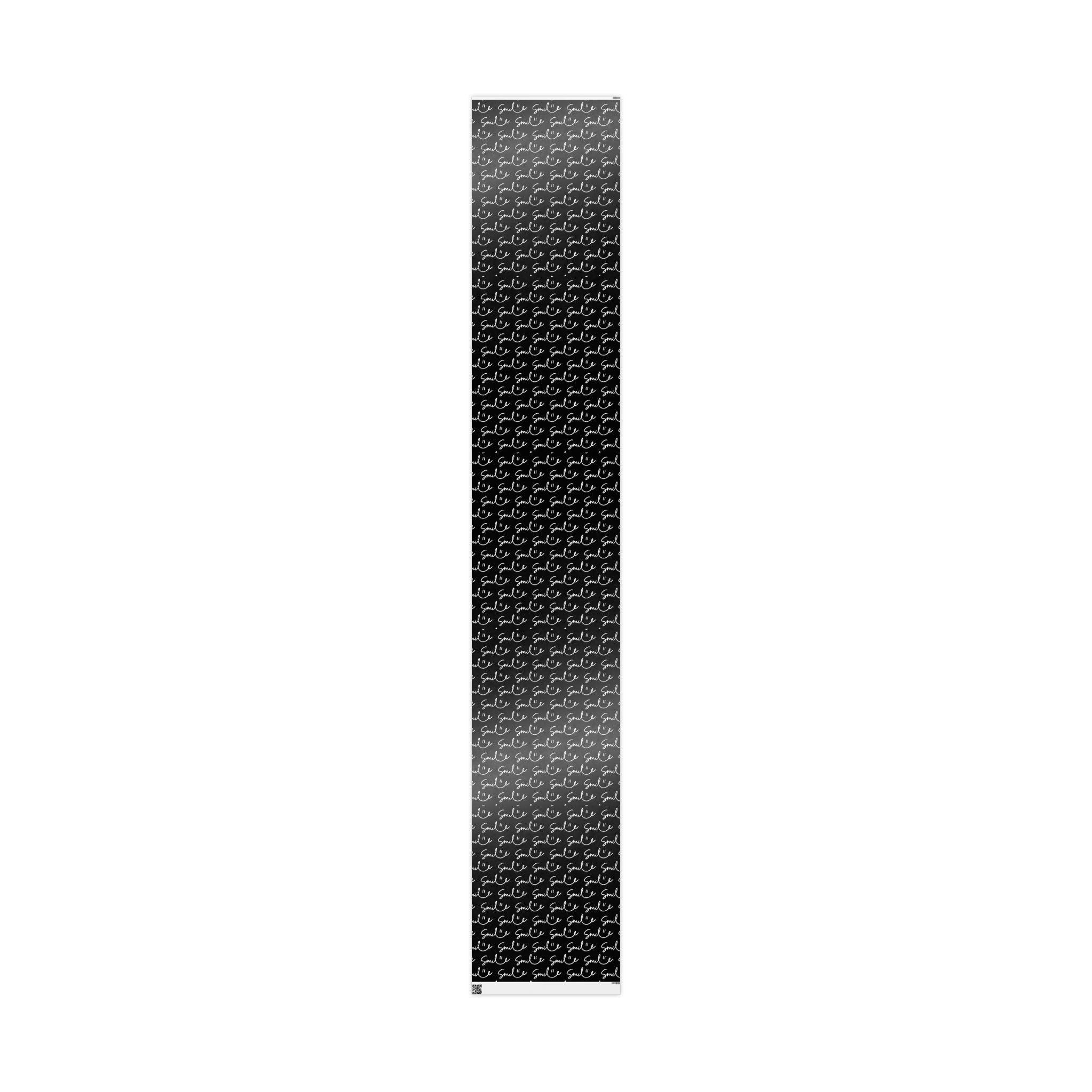 Black/White Smile Stylish Gift Wrapping Paper for Any Occasion