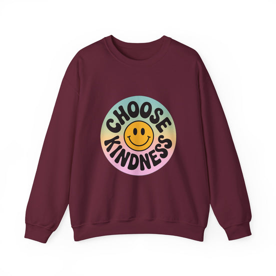 Choose Kindness Unisex Crewneck Sweatshirt - Positive Vibes Apparel