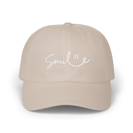 Smile Dad Cap — Embroidered Smile Face Baseball Hat