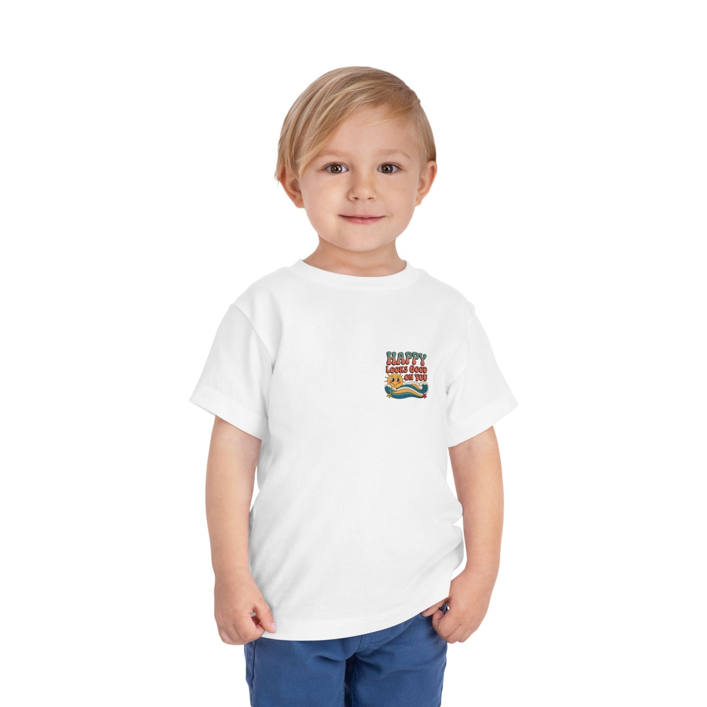 Happy Looks Good On You Toddler Tee