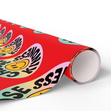 Red Choose Kindness Wrapping Papers