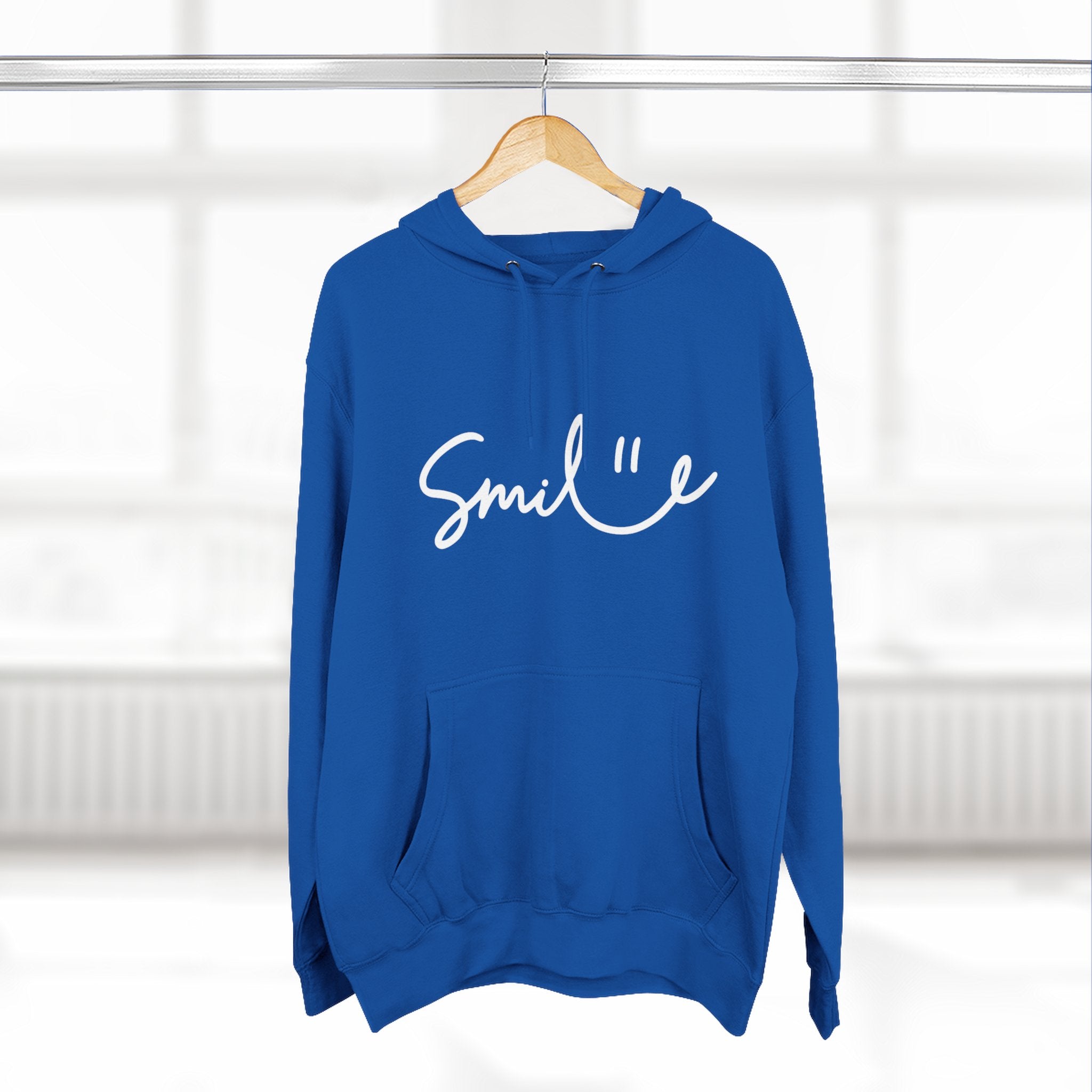 Smile Fleece Hoodie - Cozy and Stylish Pullover for Everyday Comfort