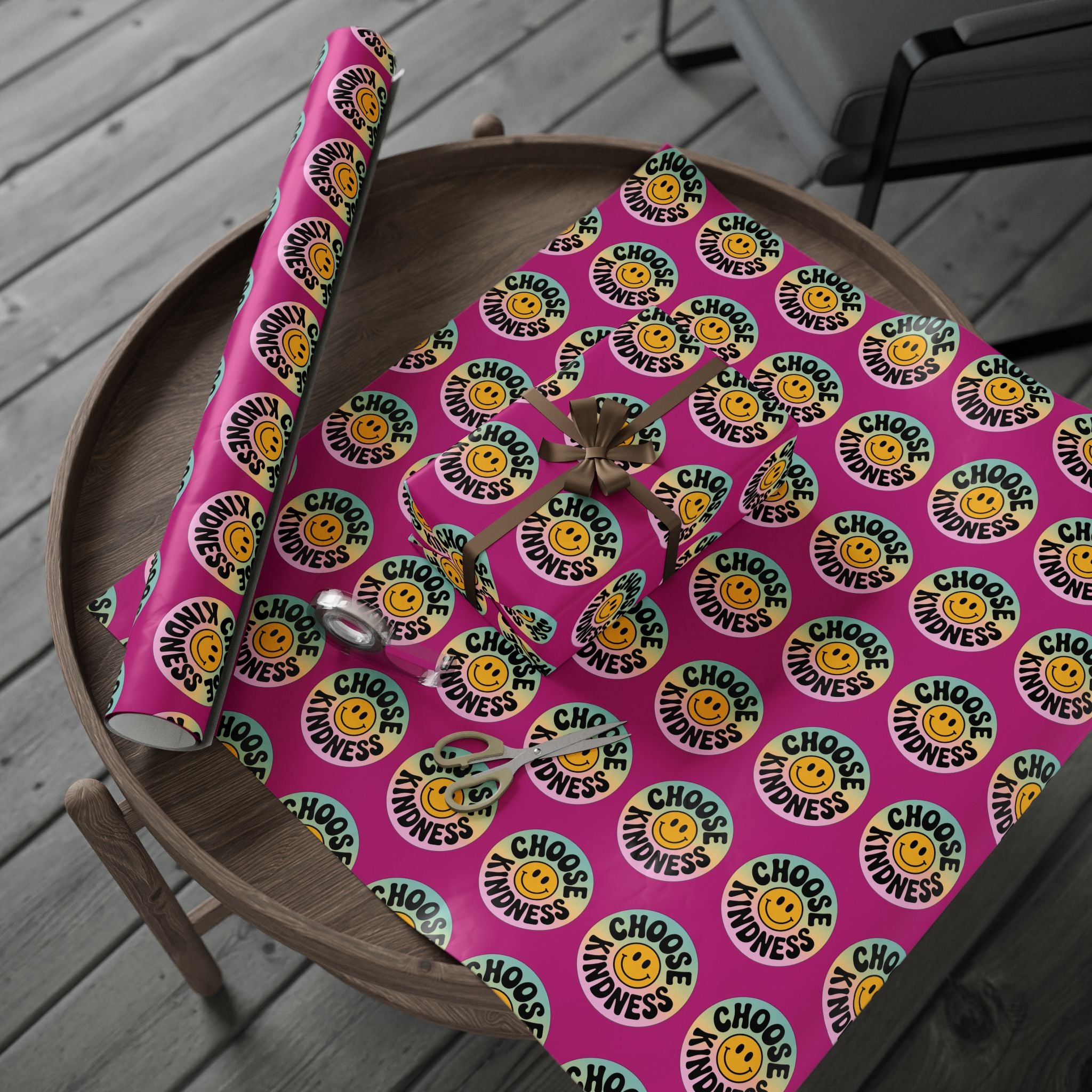 Pink Choose Kindness Wrapping Papers