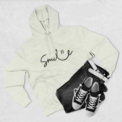 Smile Fleece Hoodie - Cozy and Stylish Pullover for Everyday Comfort