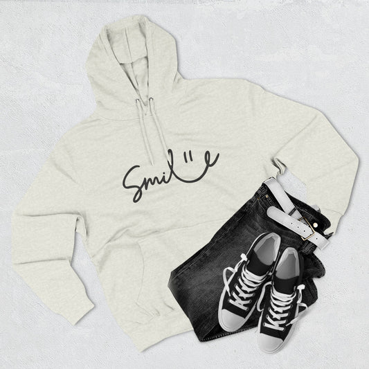 Smile Fleece Hoodie - Cozy and Stylish Pullover for Everyday Comfort