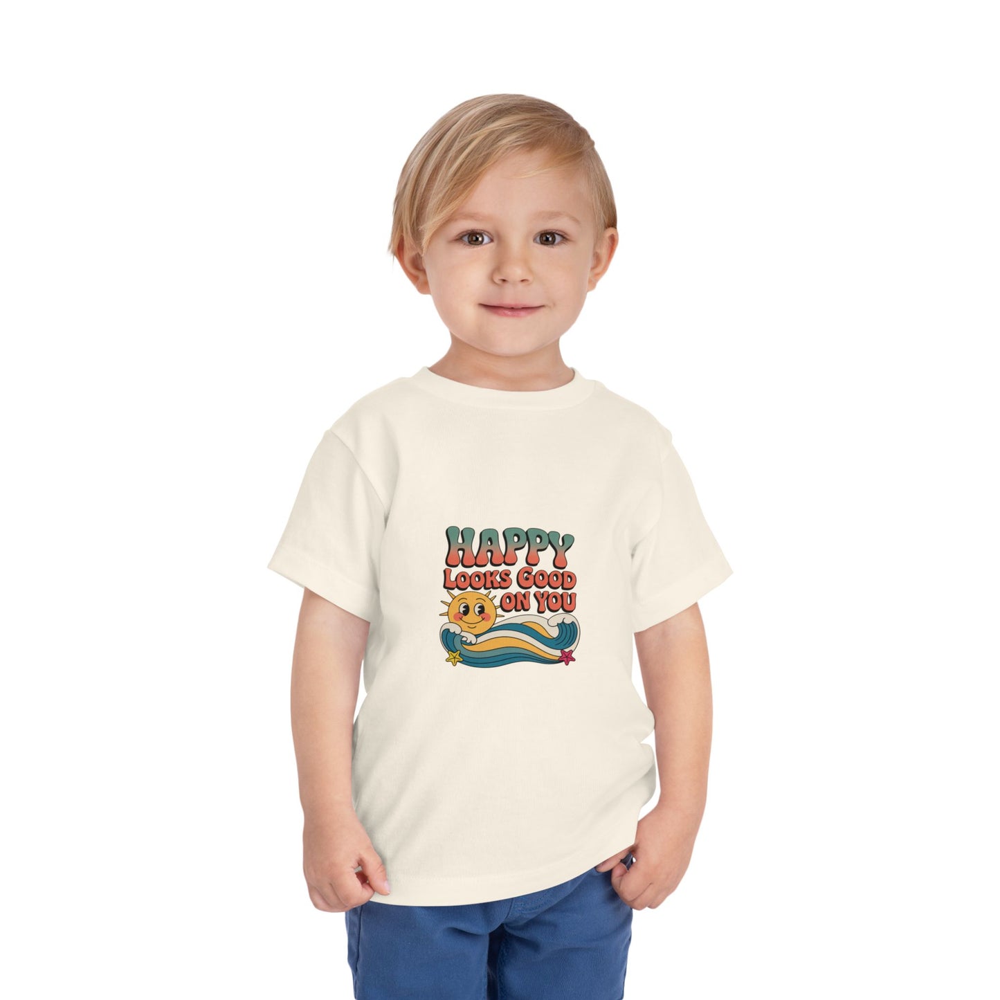 Happy Looks Good On You Toddler Tee