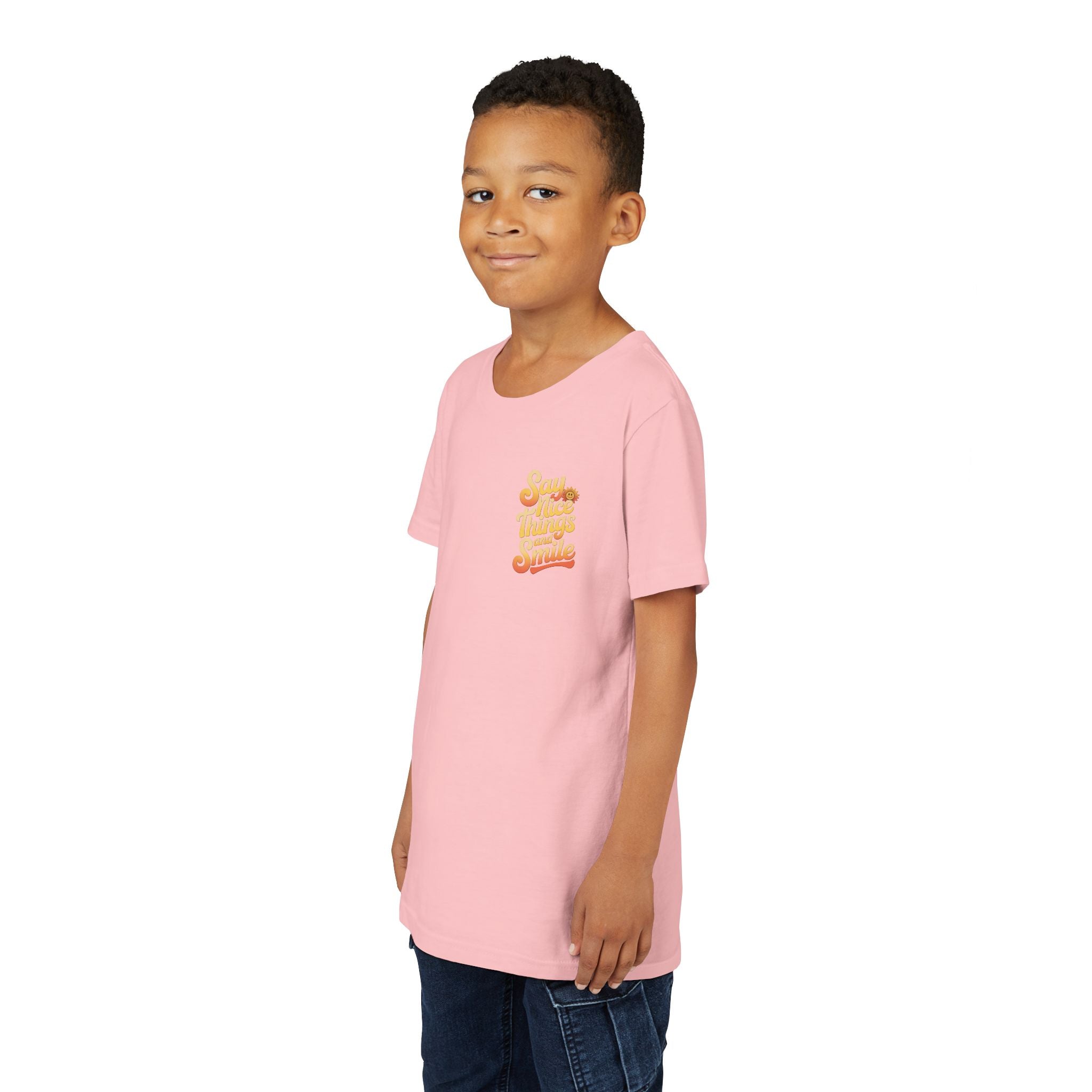 Say Nice Things Youth Tee - Positive Vibe Short Sleeve Shirt