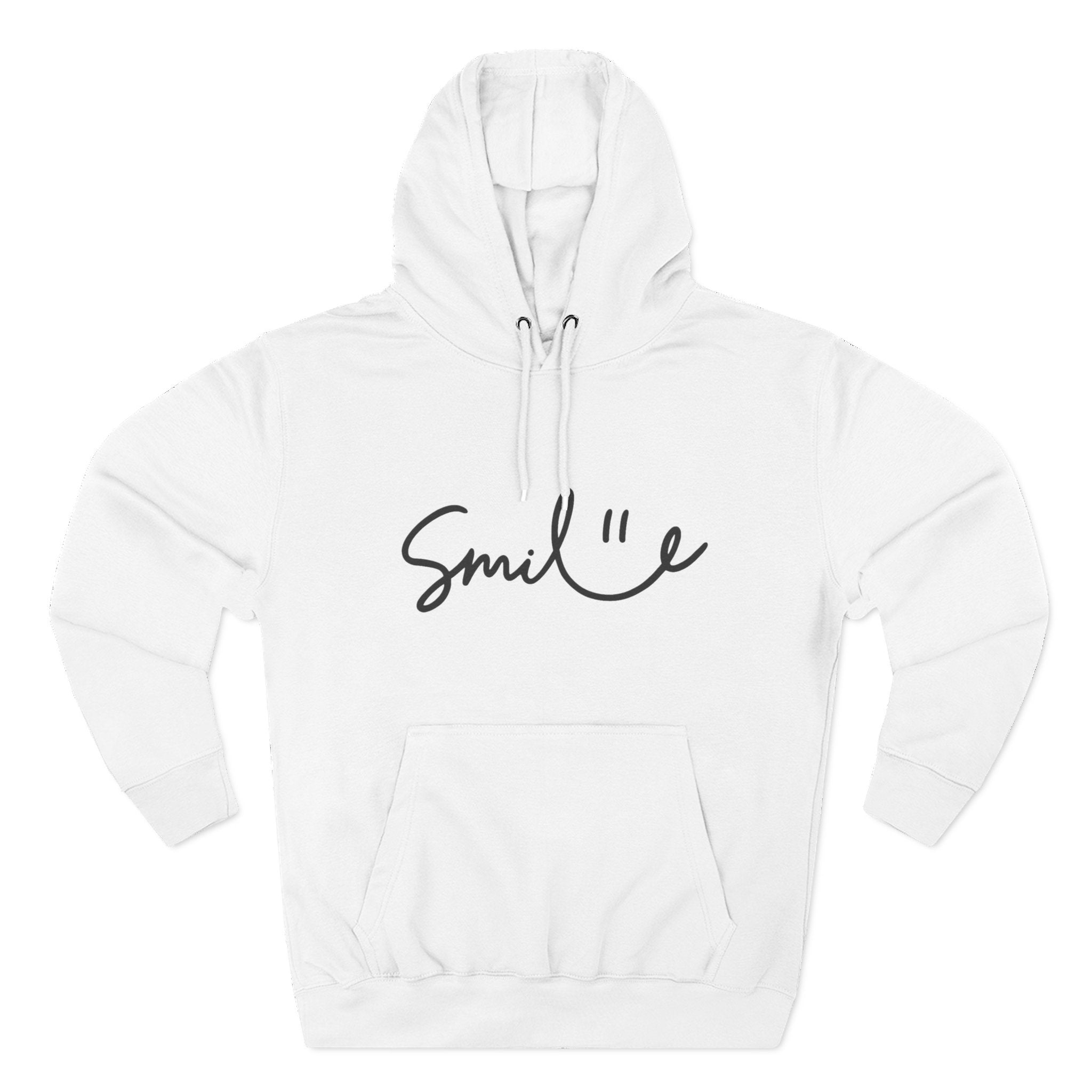 Smile Fleece Hoodie - Cozy and Stylish Pullover for Everyday Comfort