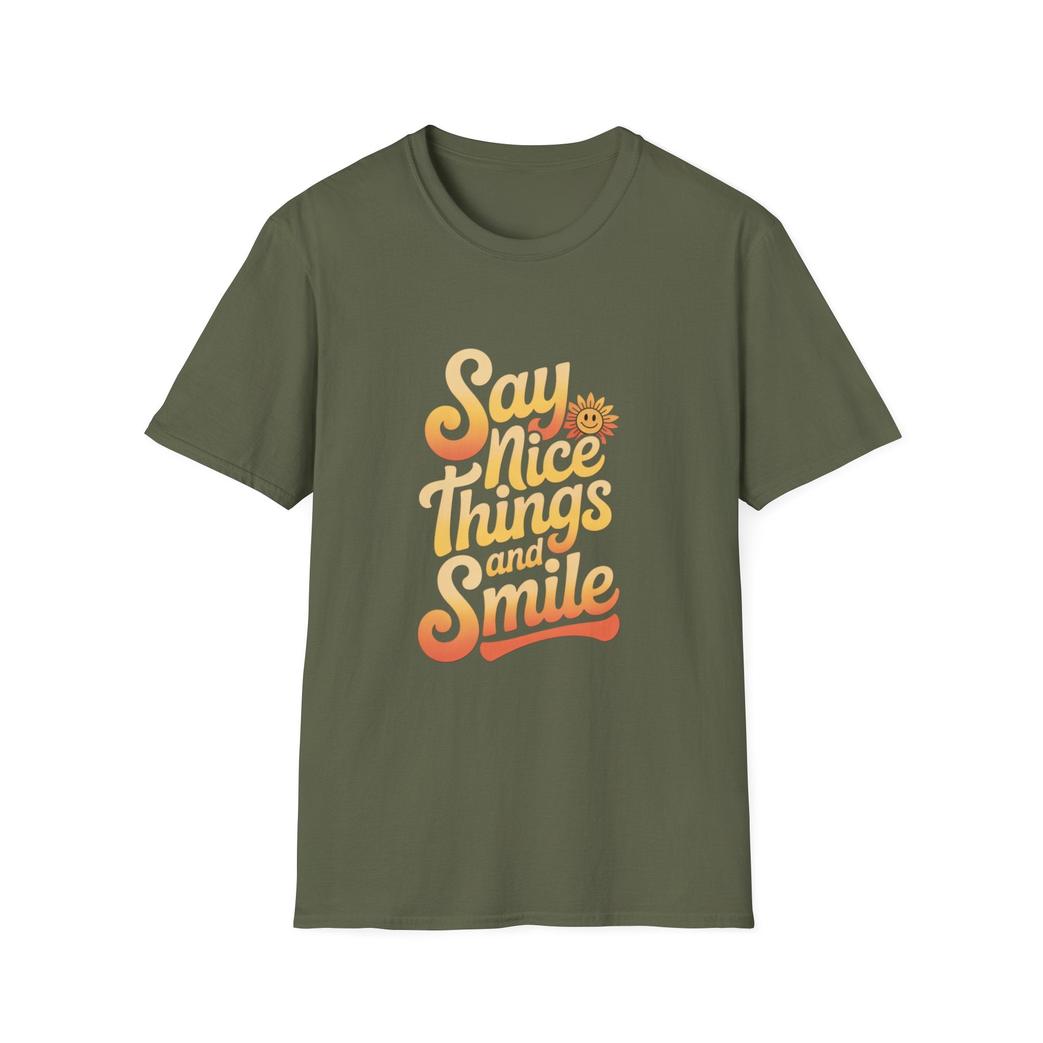 Positive Vibes Unisex Softstyle T-Shirt - 