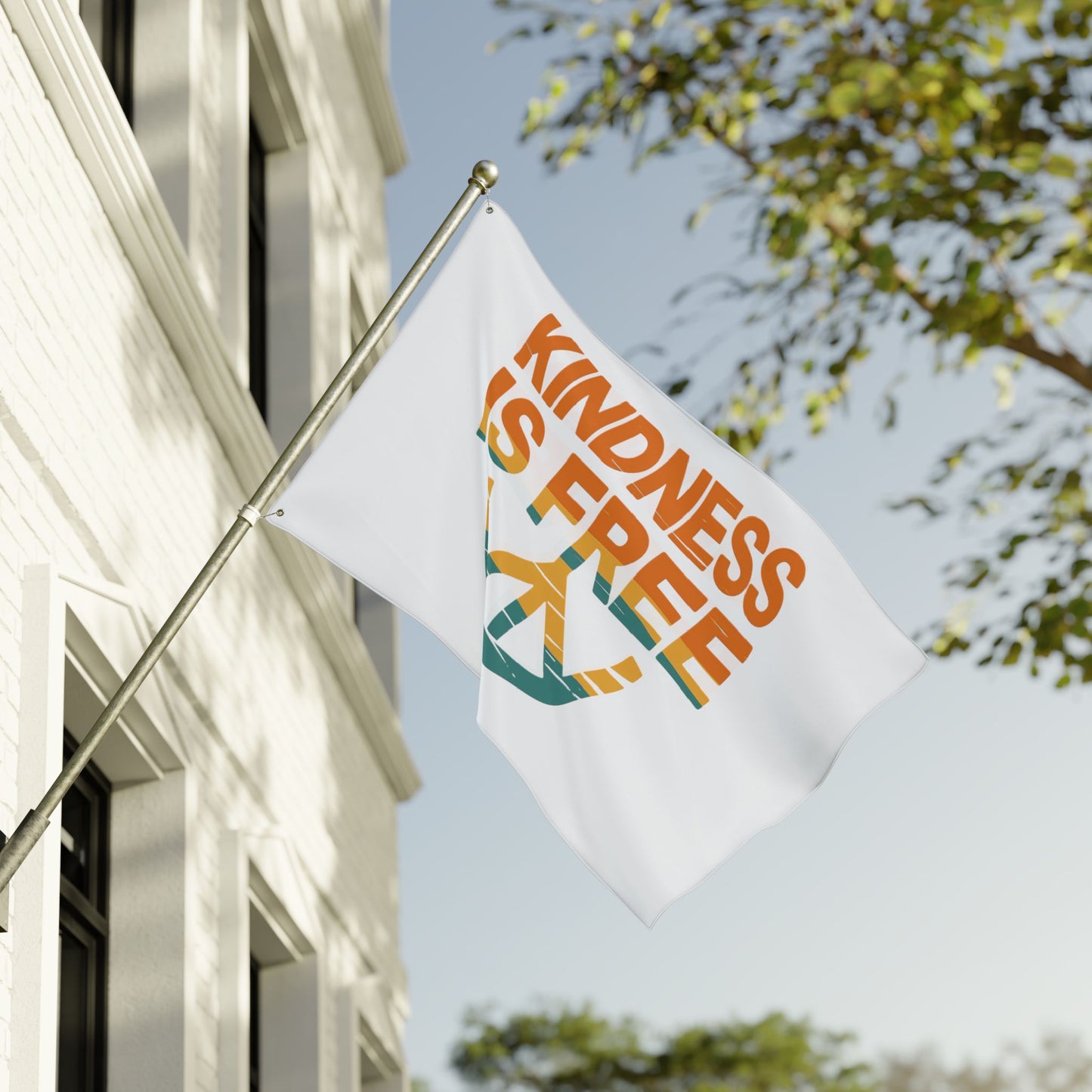 Peaceful Kindness Double Sided Flag