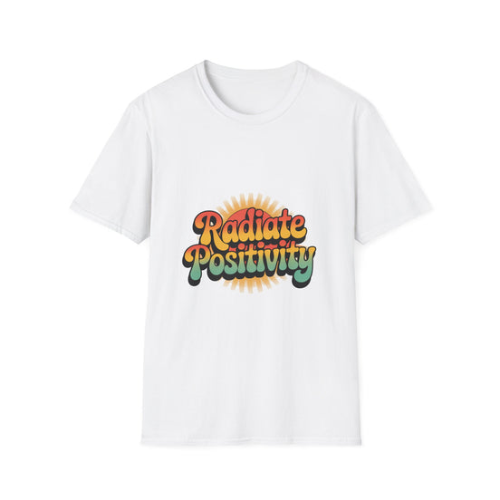 Radiate Positivity Unisex Softstyle T-Shirt - Feel Good Vibes