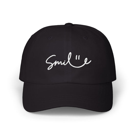 Smile Dad Cap — Embroidered Smile Face Baseball Hat