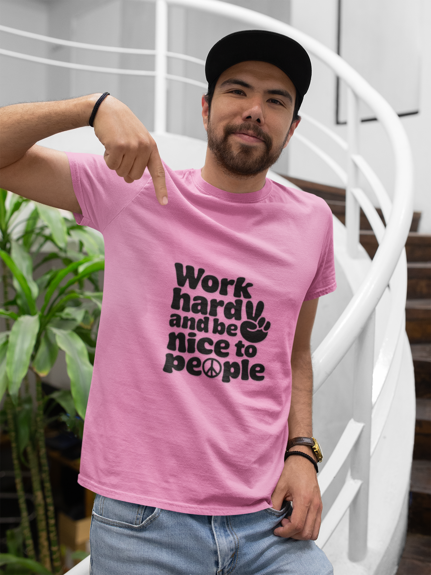 Work Hard and Be Nice to People T-Shirt