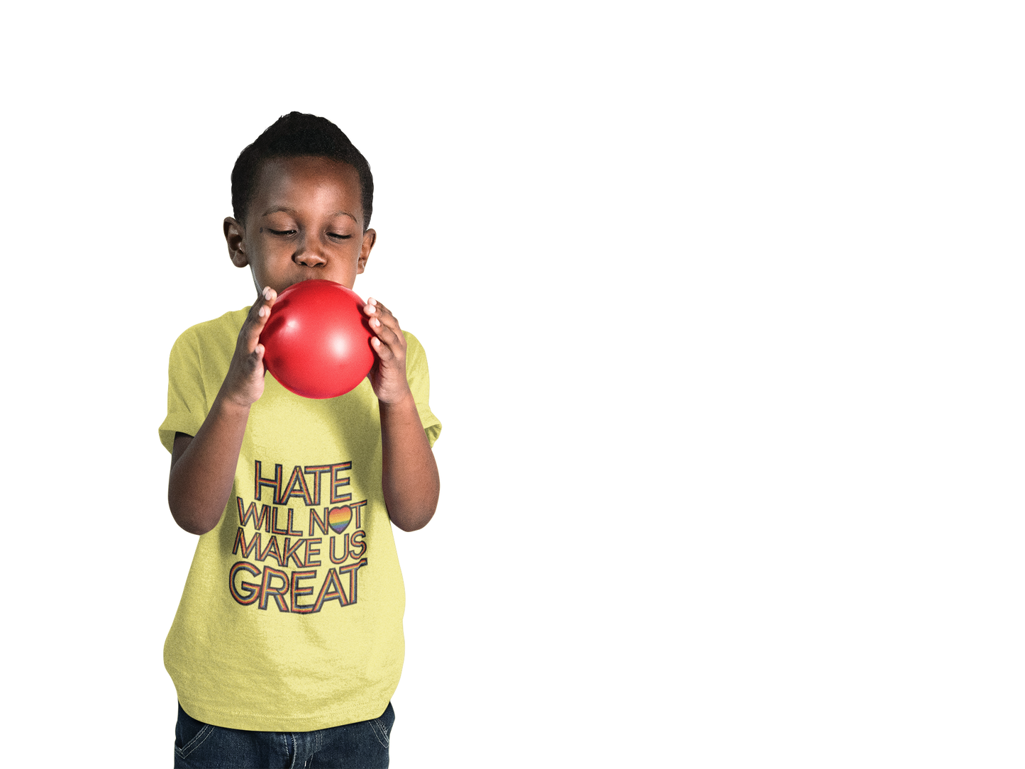 Hate Will Not Make Us Great Pride Support T-Shirt