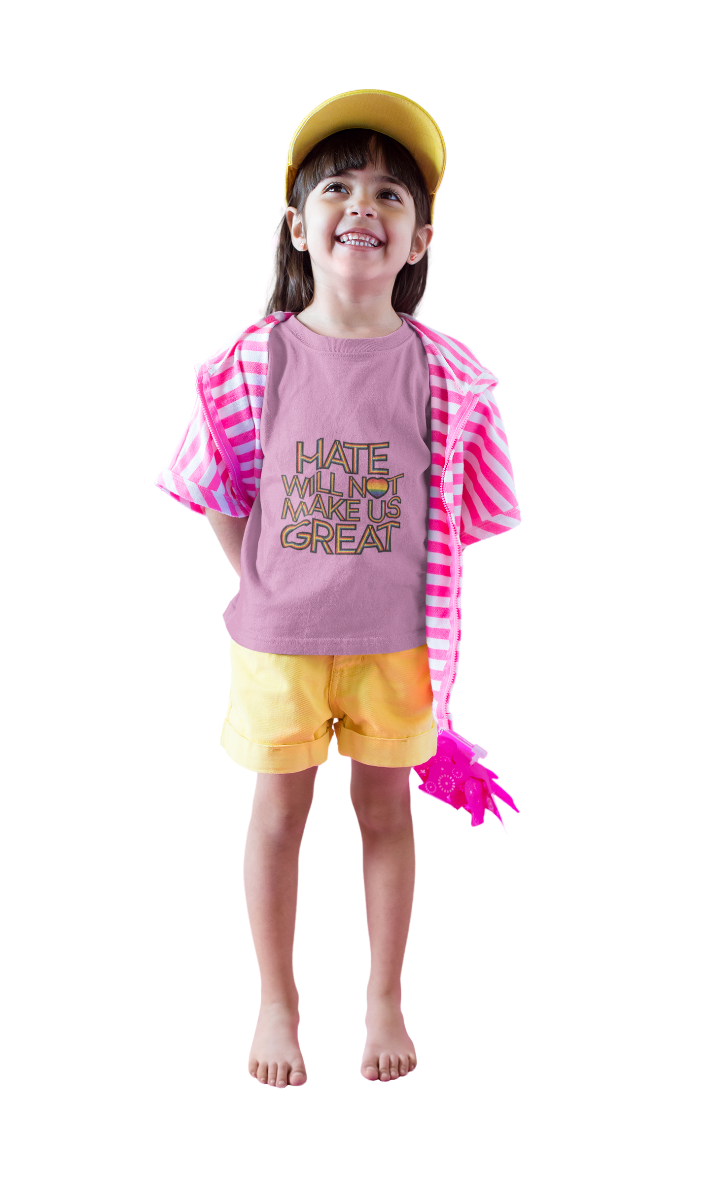 Hate Will Not Make Us Great Pride Support T-Shirt