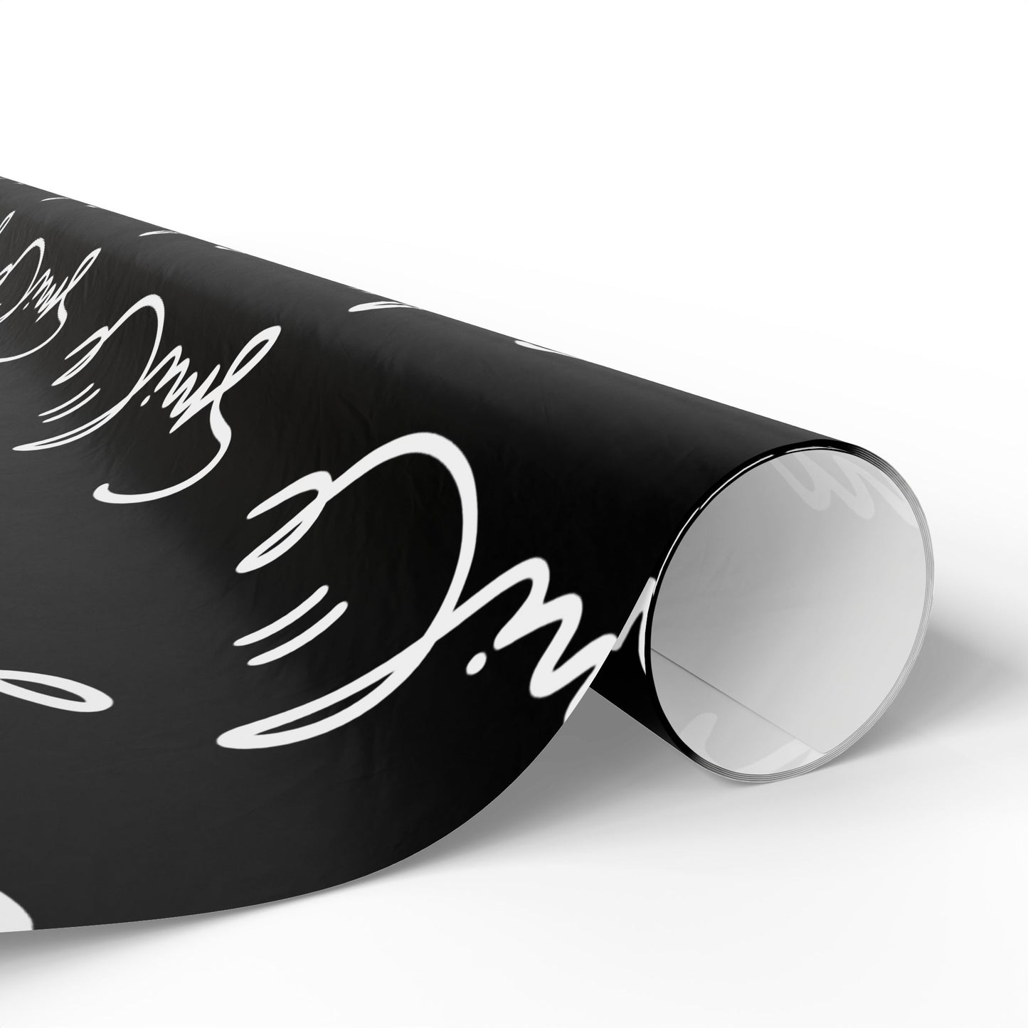 Black/White Smile Stylish Gift Wrapping Paper for Any Occasion