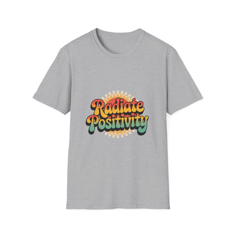 Radiate Positivity Unisex Softstyle T-Shirt - Feel Good Vibes