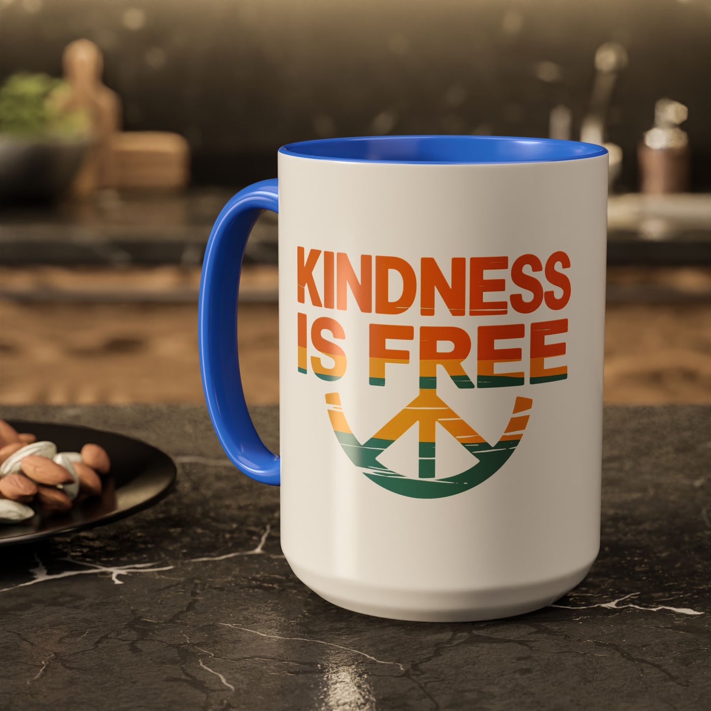 Kindness Is Free Mug - 11oz & 15oz Coffee Cup