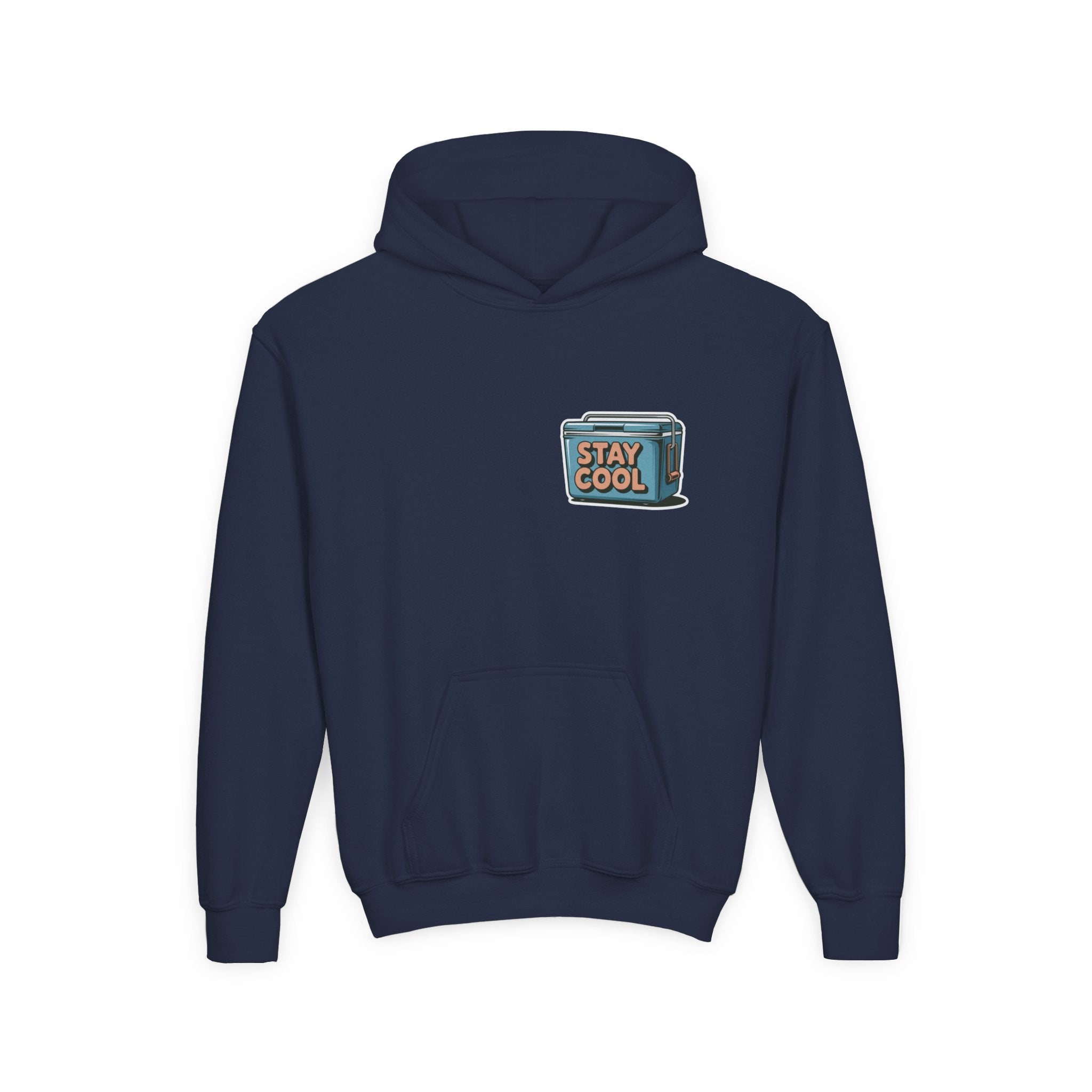 Youth Hooded Sweatshirt - Stay Cool Graphic