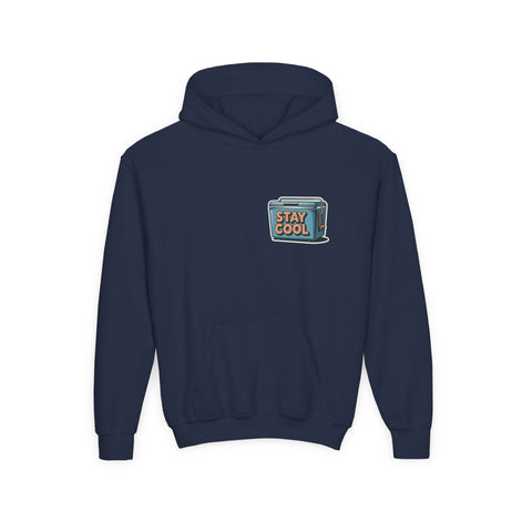 Youth Hooded Sweatshirt - Stay Cool Graphic