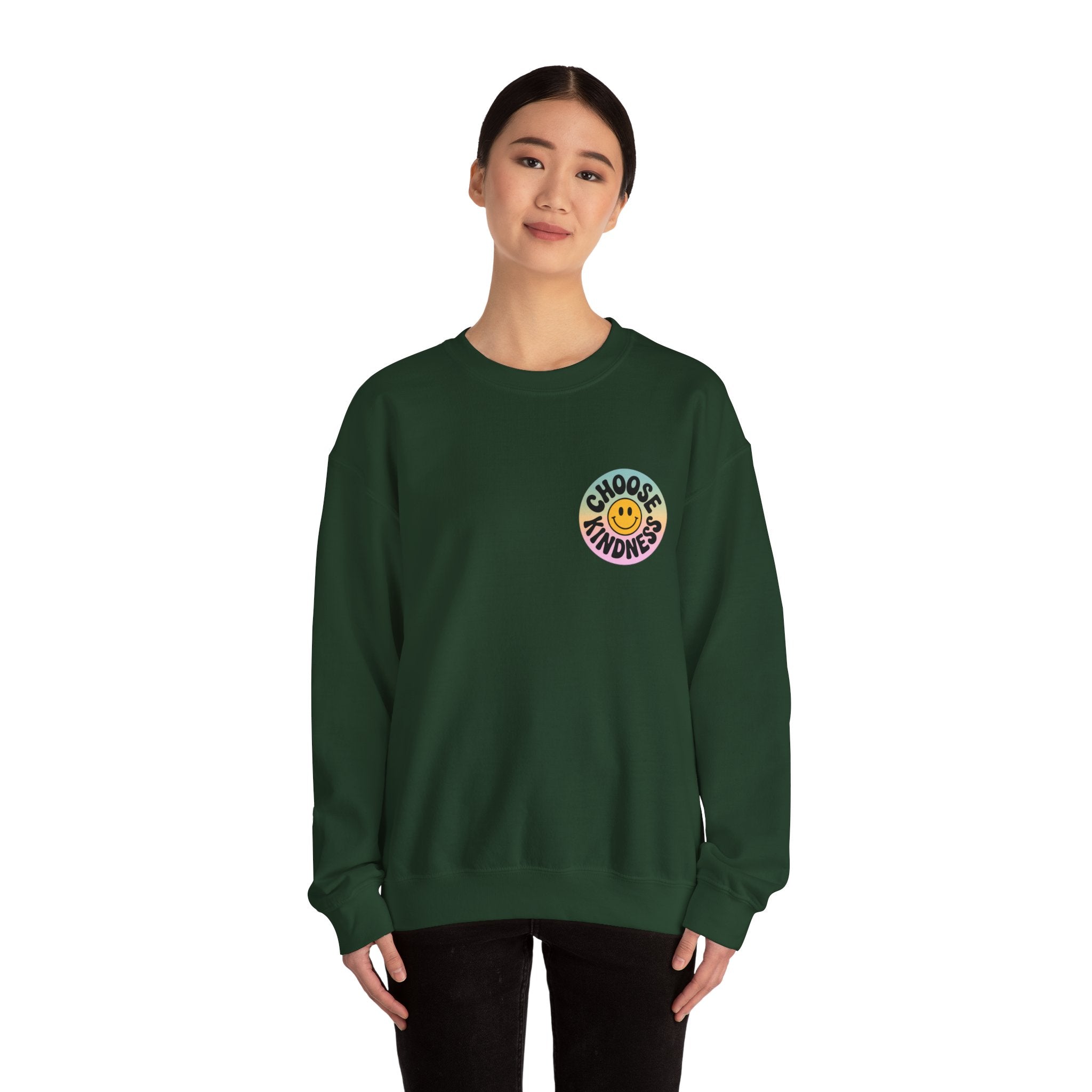 Choose Kindness Unisex Crewneck Sweatshirt - Positive Vibes Apparel