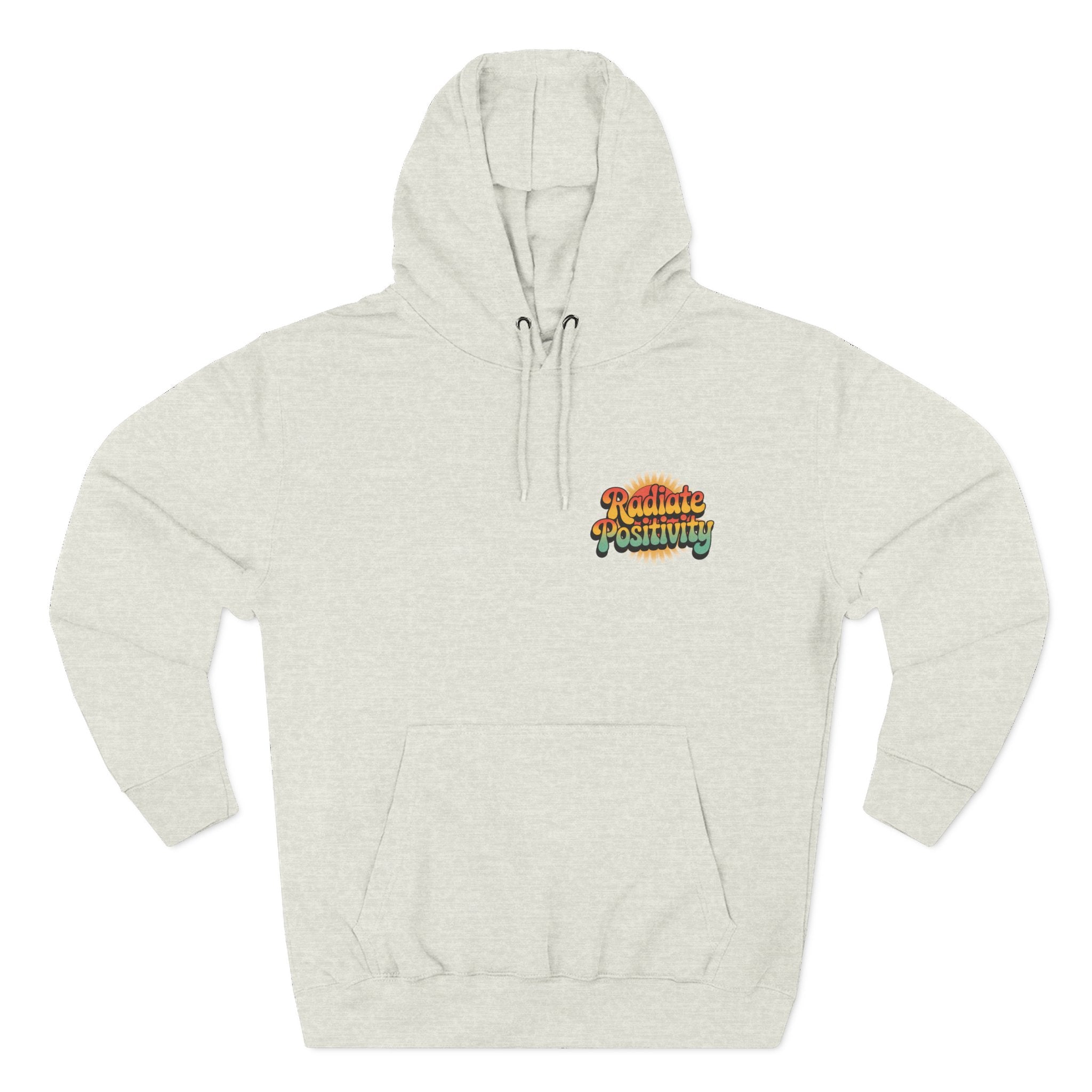 Radiate Positivity Three-Panel Fleece Hoodie