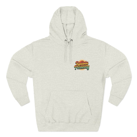 Radiate Positivity Three-Panel Fleece Hoodie