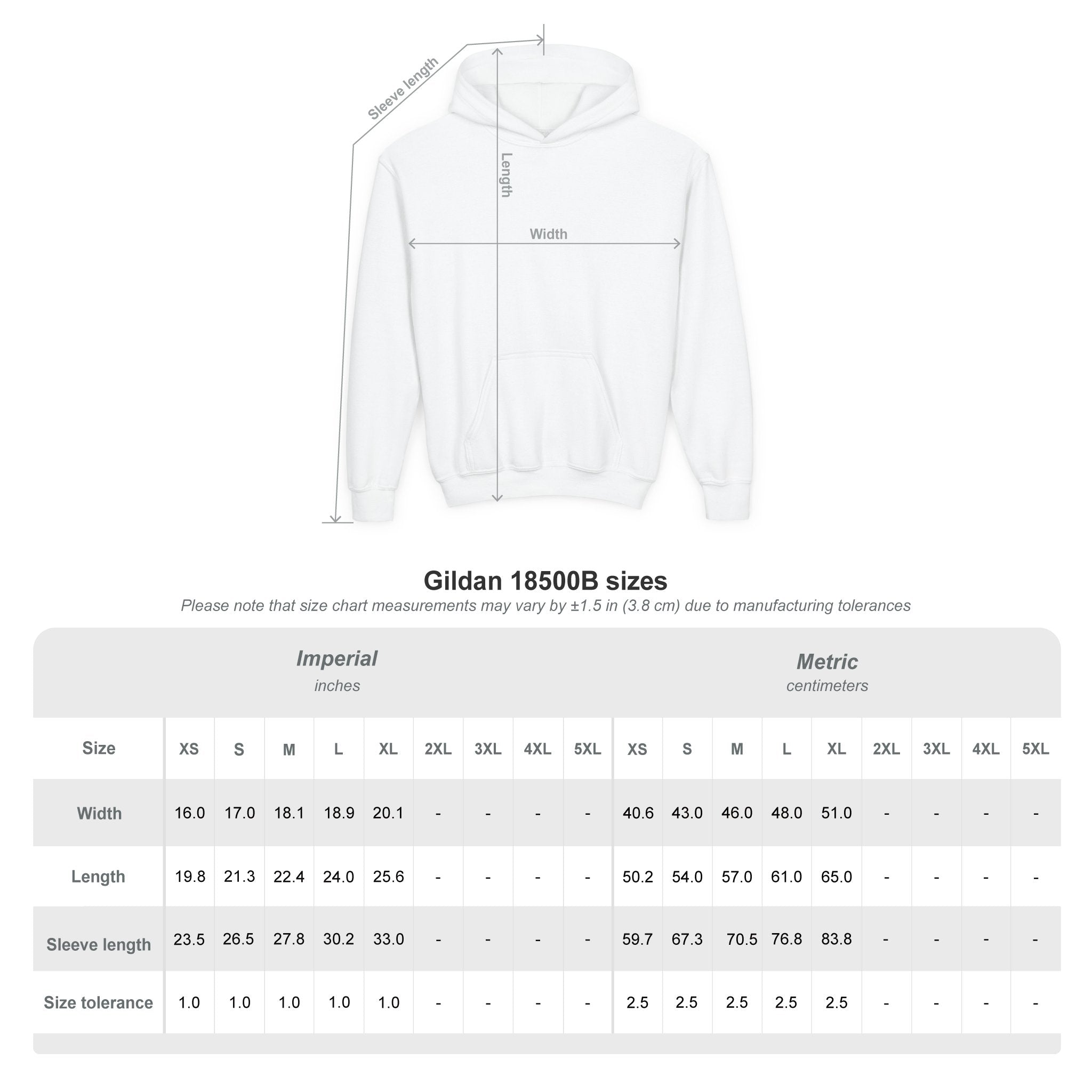 Smile Youth Heavy Blend Hoodie - Cozy, Cheerful Sweatshirt for Kids