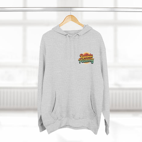 Radiate Positivity Three-Panel Fleece Hoodie