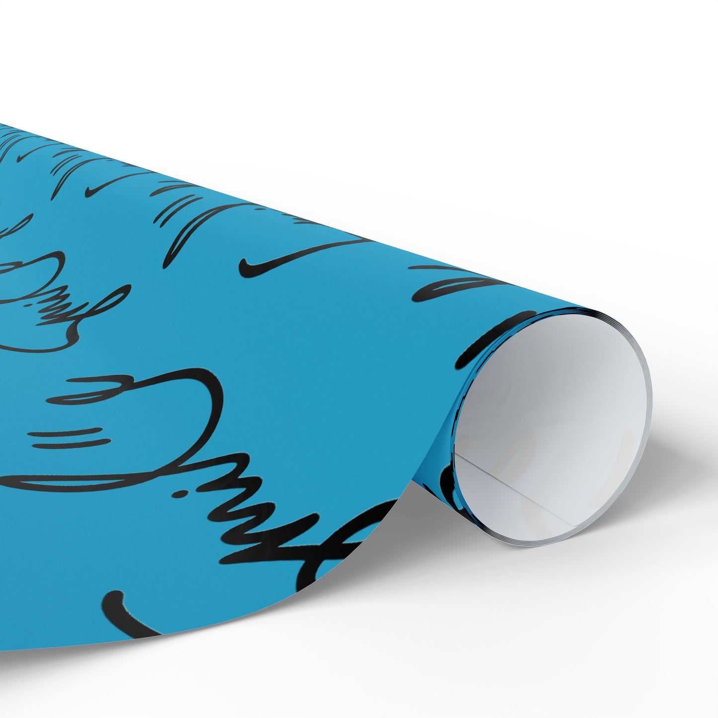 Turquoise Smile Stylish Gift Wrapping Paper for Any Occasion