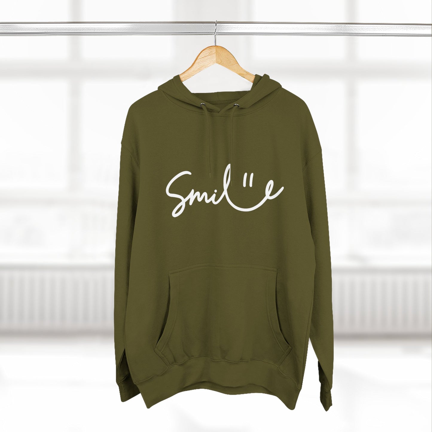 Smile Fleece Hoodie - Cozy and Stylish Pullover for Everyday Comfort