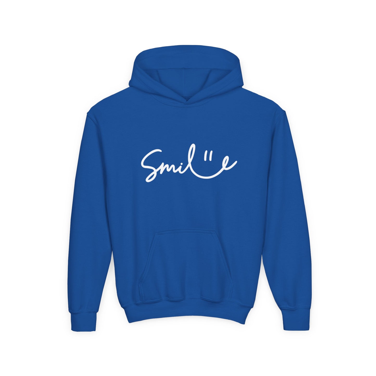 Smile Youth Heavy Blend Hoodie - Cozy, Cheerful Sweatshirt for Kids