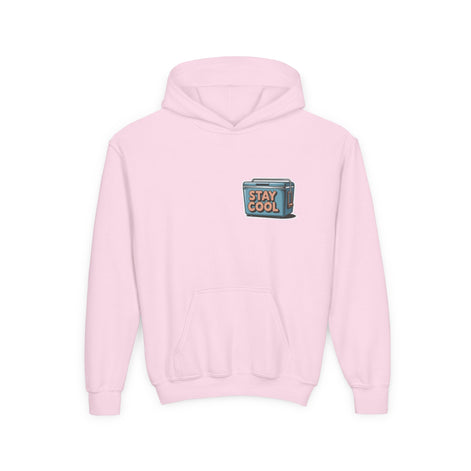 Youth Hooded Sweatshirt - Stay Cool Graphic