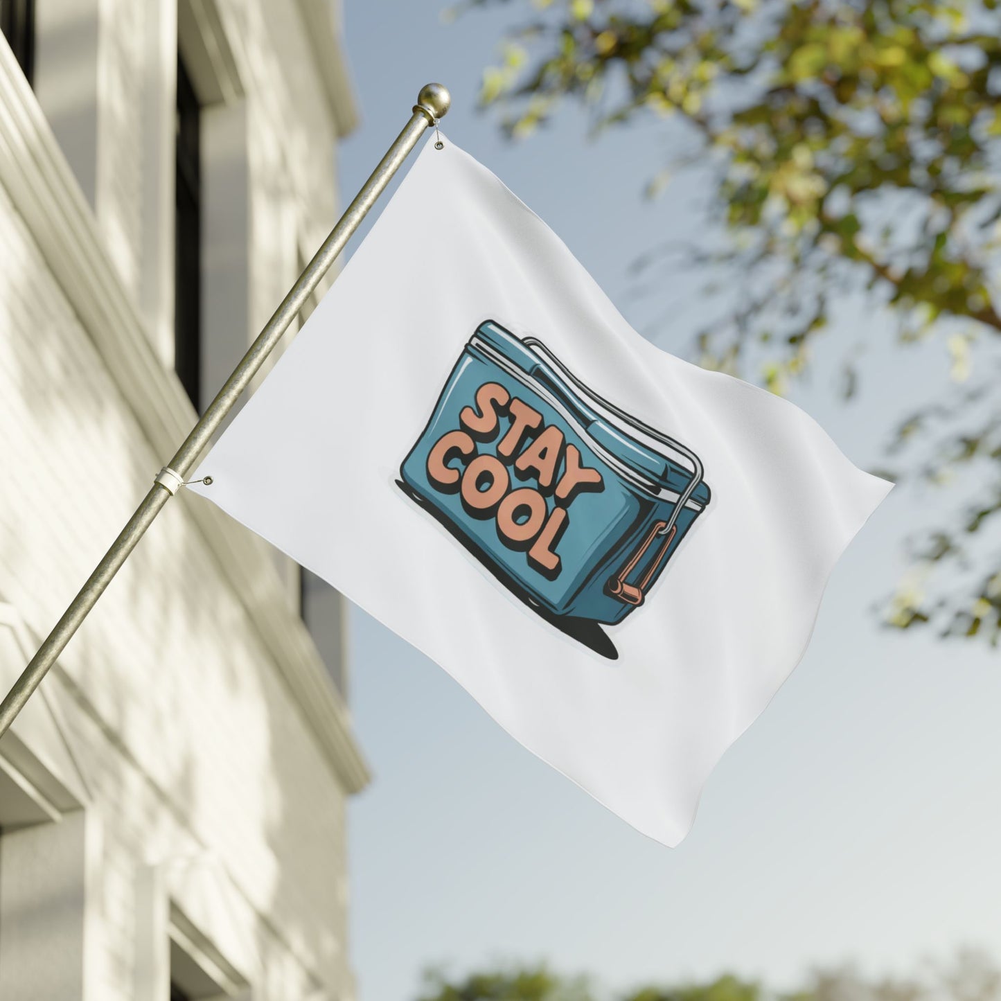 Stay Cool Double Sided Flag