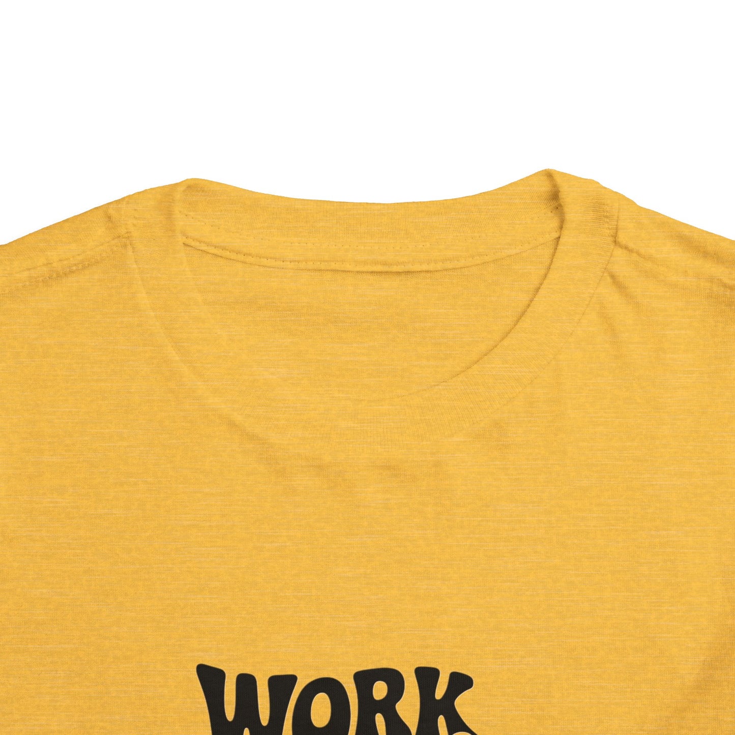 Toddler Tee — "Work Hard and Be Nice to People" Graphic Shirt