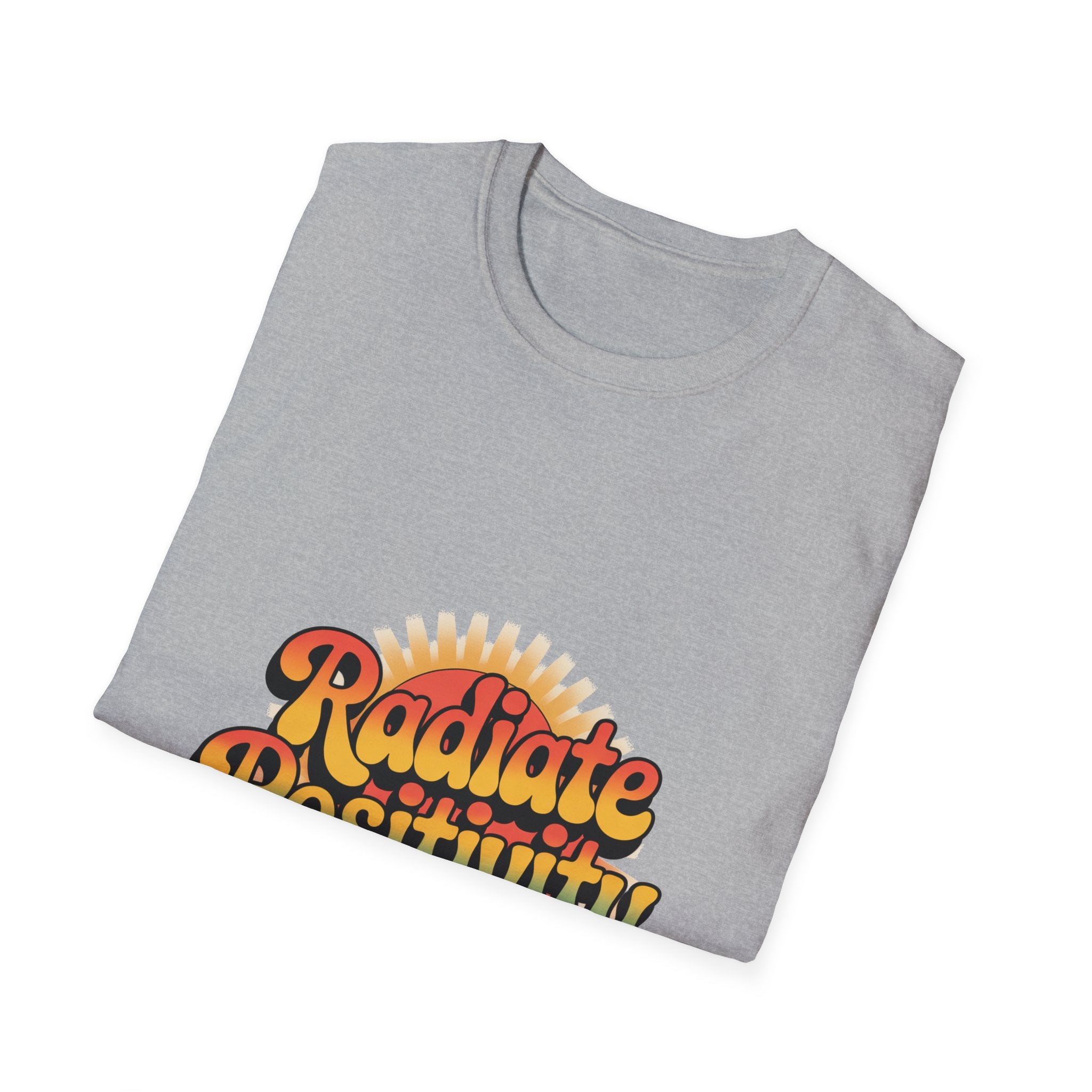 Radiate Positivity Unisex Softstyle T-Shirt - Feel Good Vibes