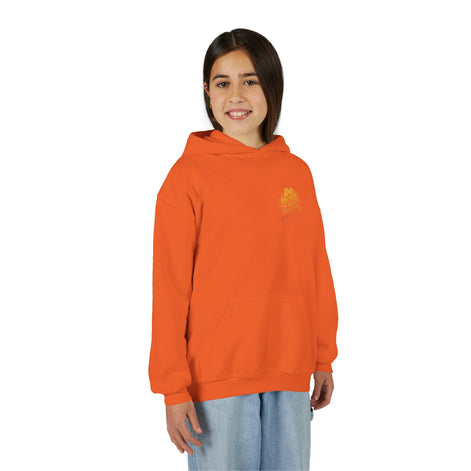 Youth Hoodie — "Do More of What Makes You Happy" Positive Graphic
