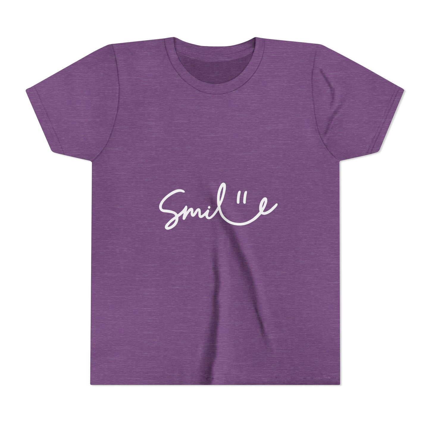 Smiley Youth Short Sleeve Tee - Positive Vibes for Kids