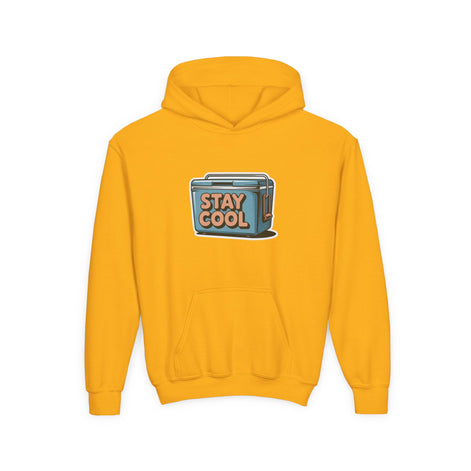 Youth Hooded Sweatshirt - Stay Cool Graphic