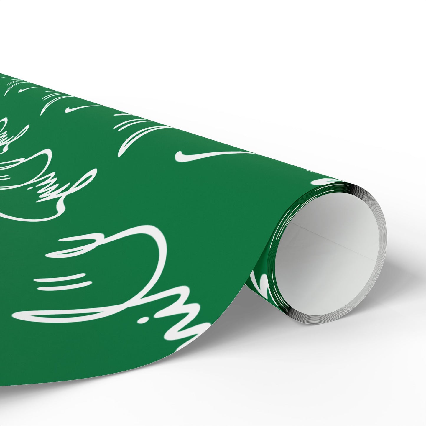 Green Smile Stylish Gift Wrapping Paper for Any Occasion