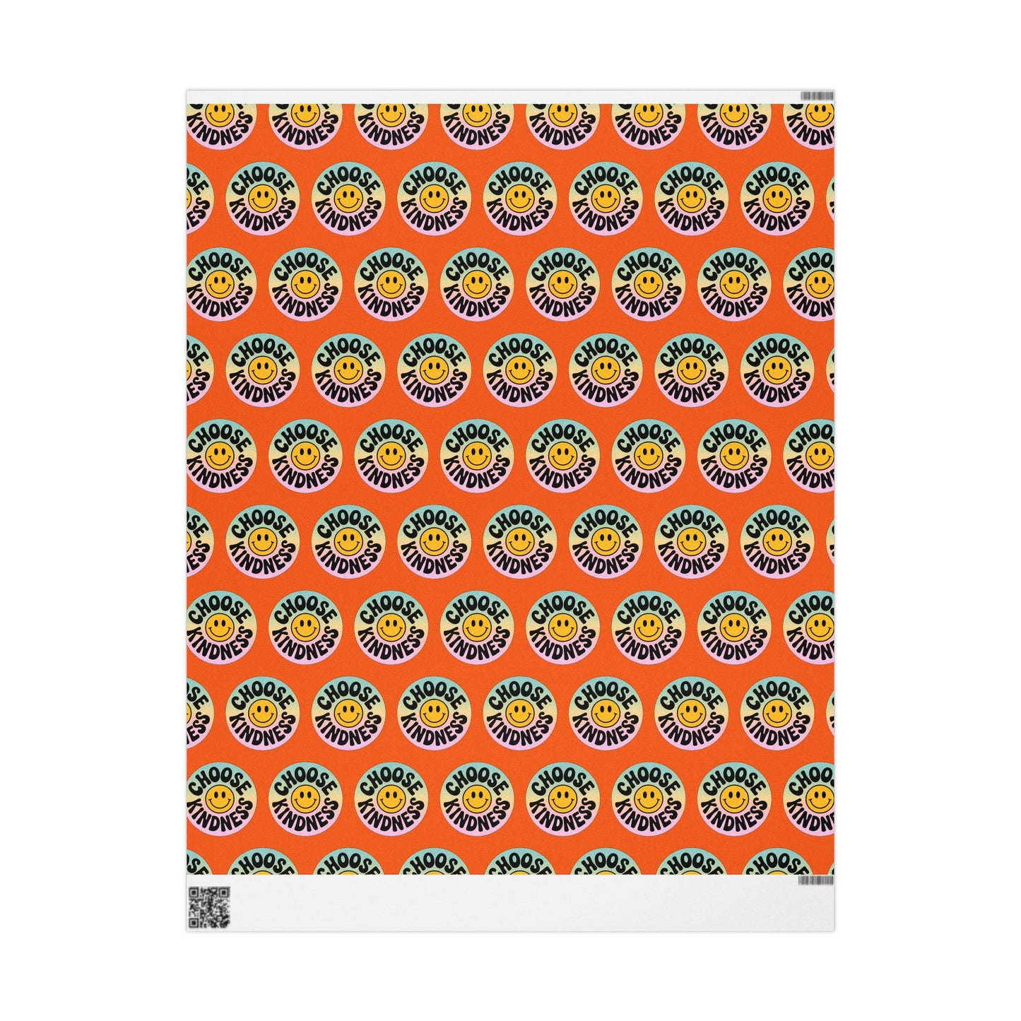 Orange Choose Kindness Wrapping Papers