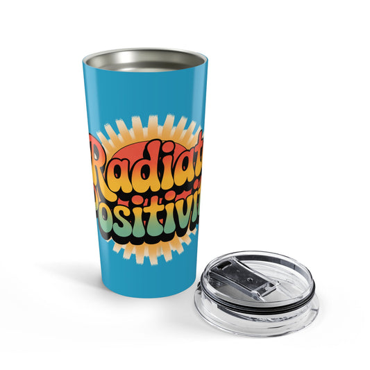 Turquoise Radiate Positivity Tumbler 20oz