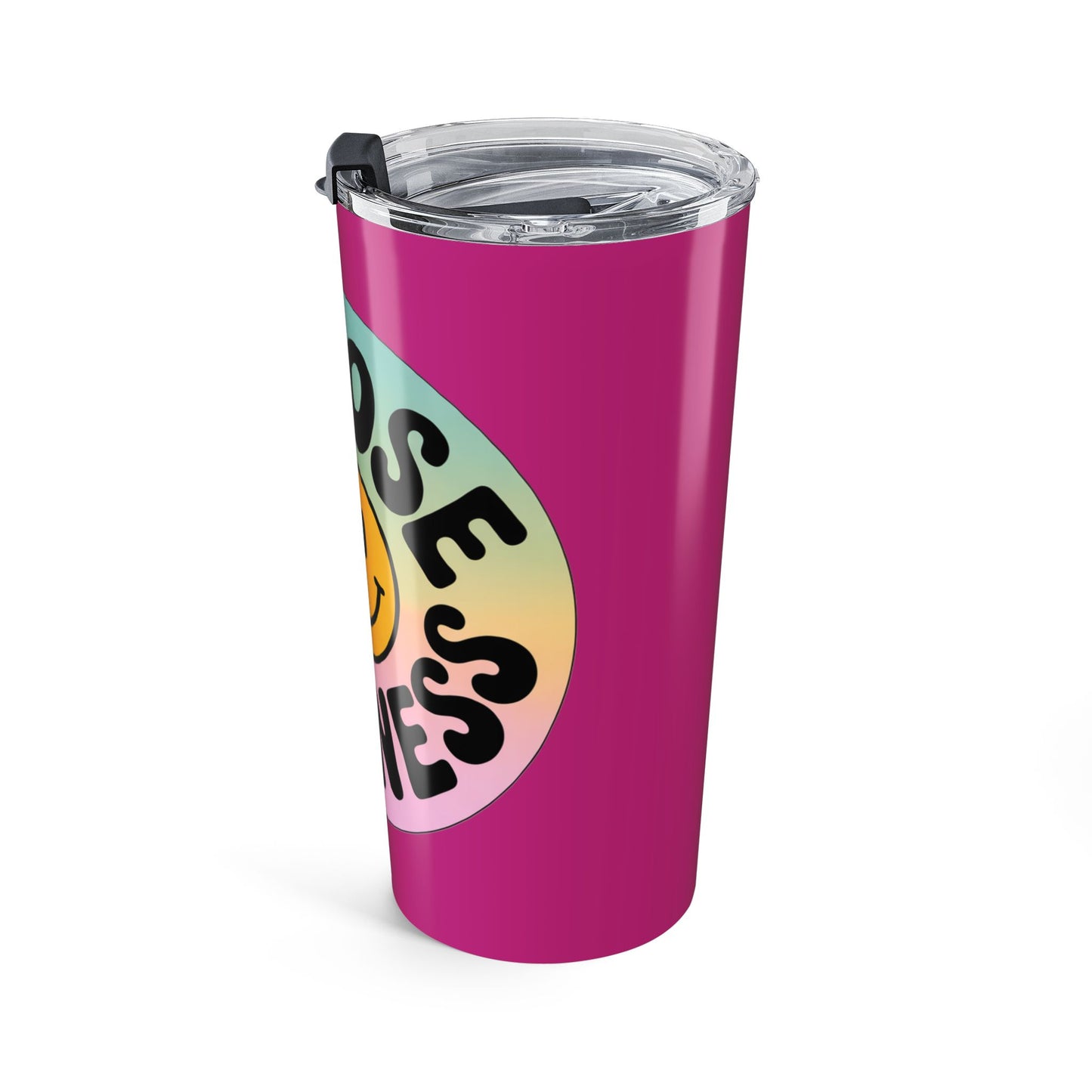 Light Pink Choose Kindness Tumblers – 20oz Travel Mugs for Positive Vibes